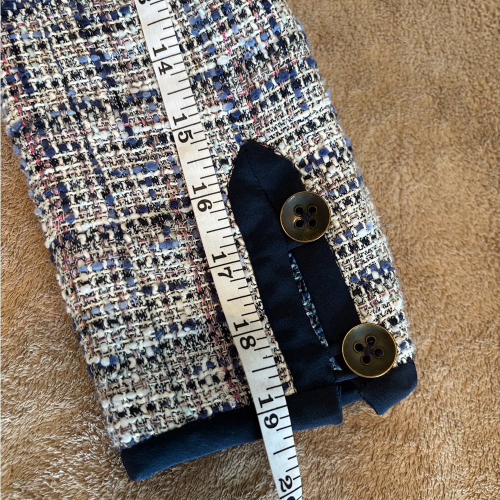 Vintage tibi Tweed Car Coat Size S - Picture 8 of 10